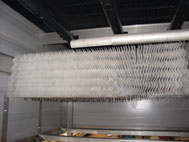 Surface de ruissellement en polyester renforcé à la fibre de verre