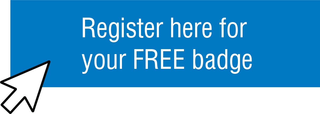 Register here for your FREE badge